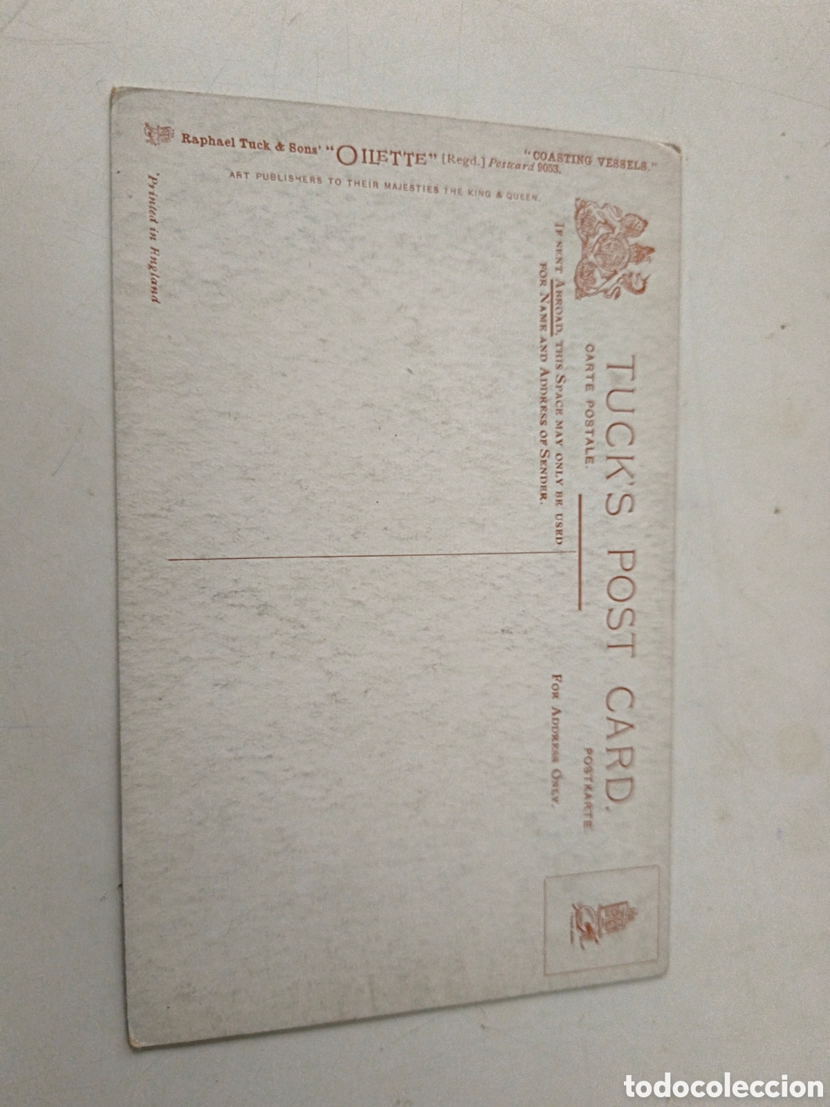 Postales: Postal Barco Tucks post card - Foto 2