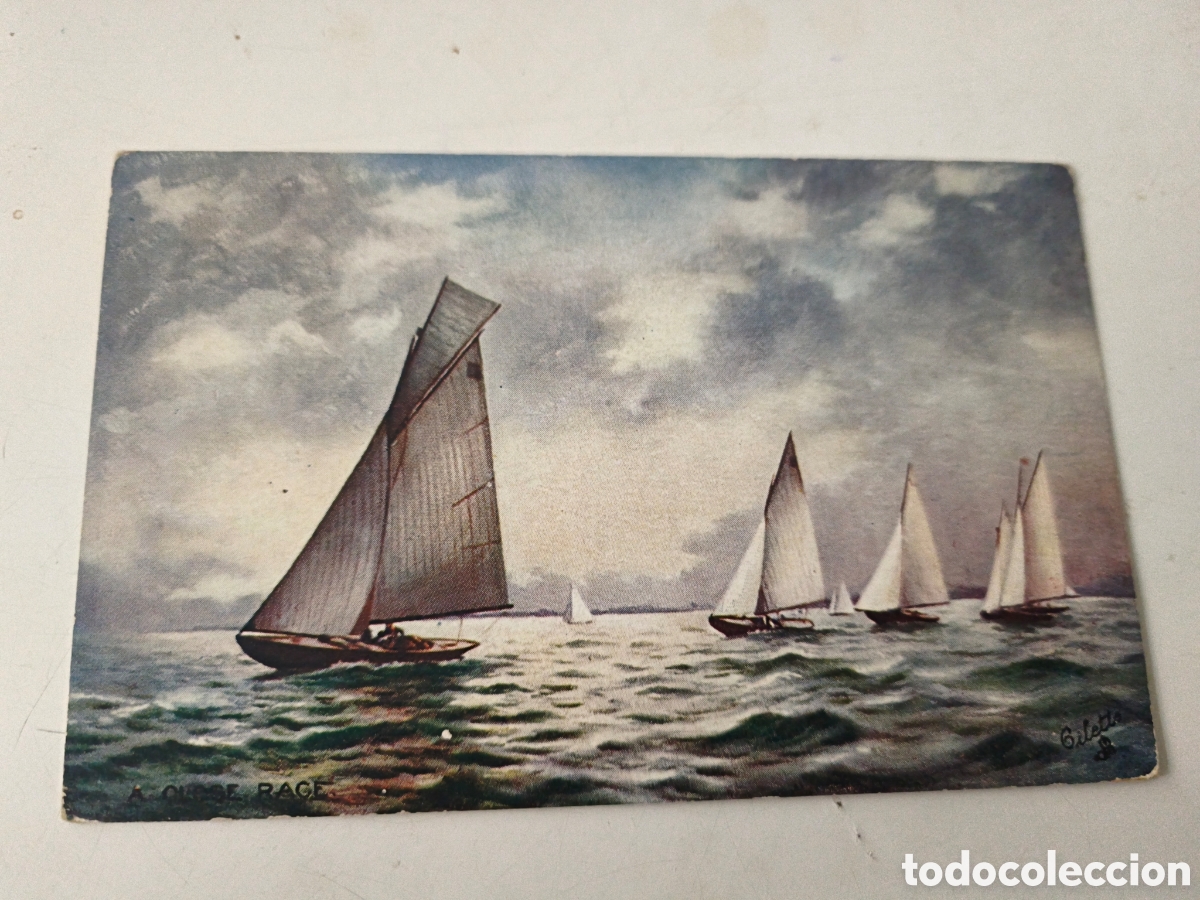 Cartoline: Postal Barcos. Tucks post card