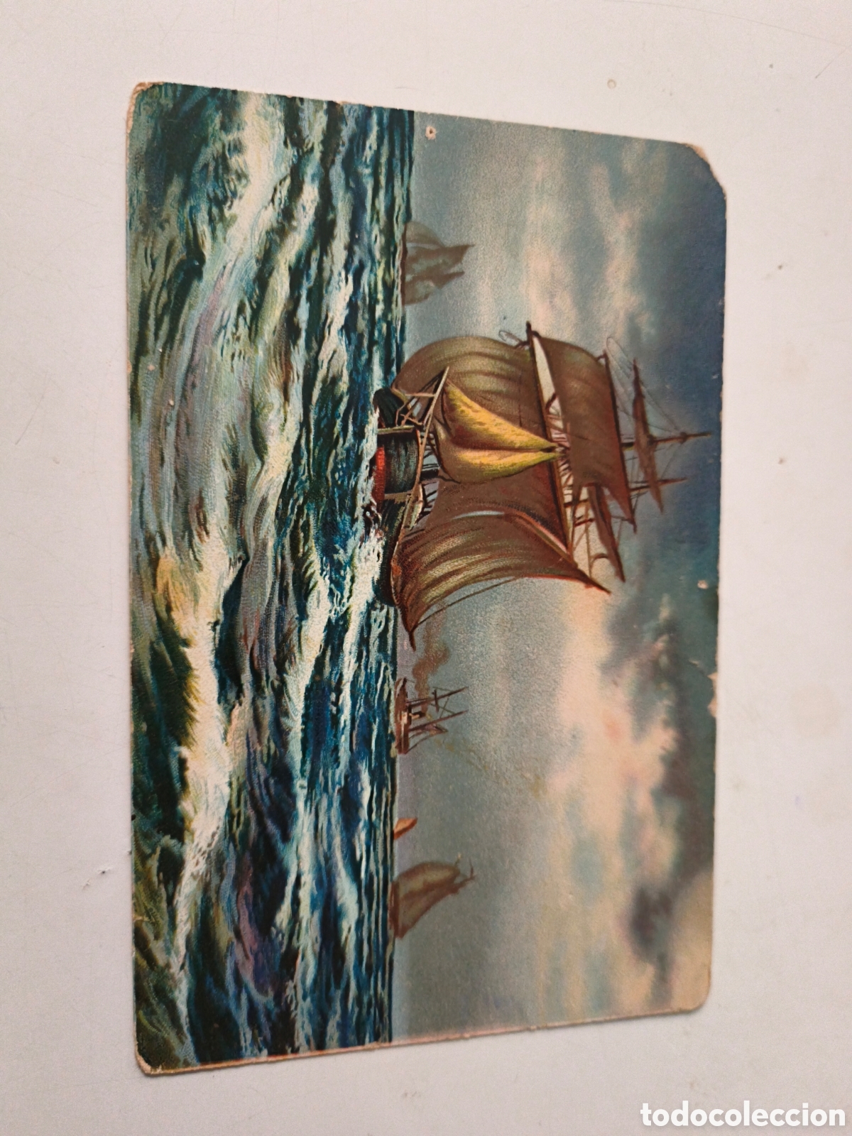 Cartoline: Postal Barcos en alta mar