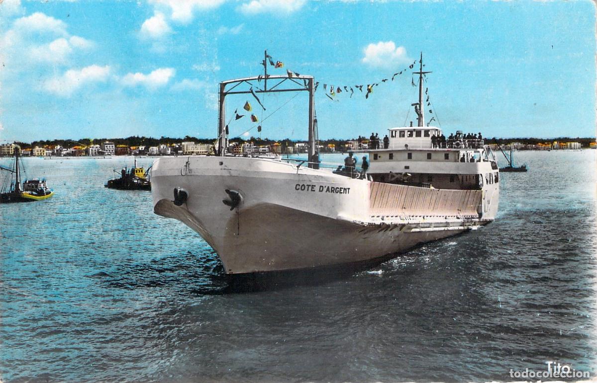 Postales: Postal de Ferry Cote d'Argent navegando cerca de Royan