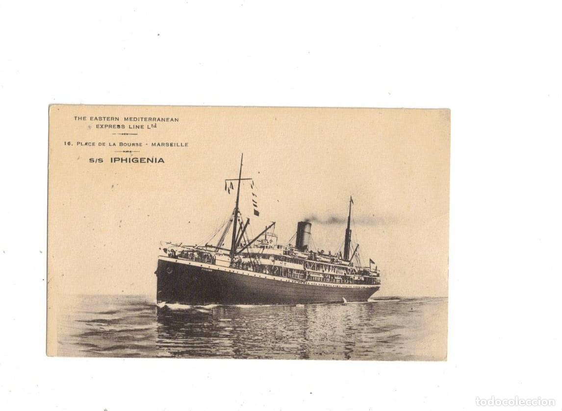 Postales: BARCO. IPHIGENIA. THE EASTERN MEDITERRANEAN EXPRESS LINE