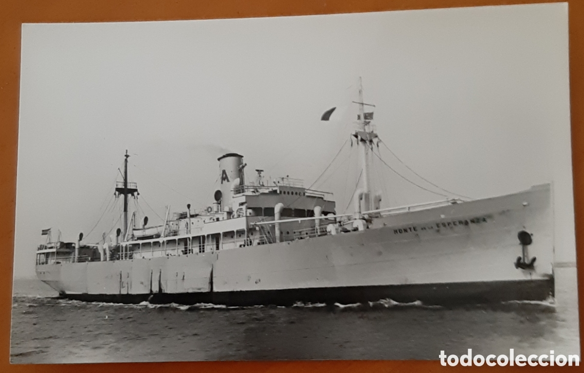 Postcards: Foto barco Monte de la Esperanza. Naviera Aznar, S.A. escrita. R10297