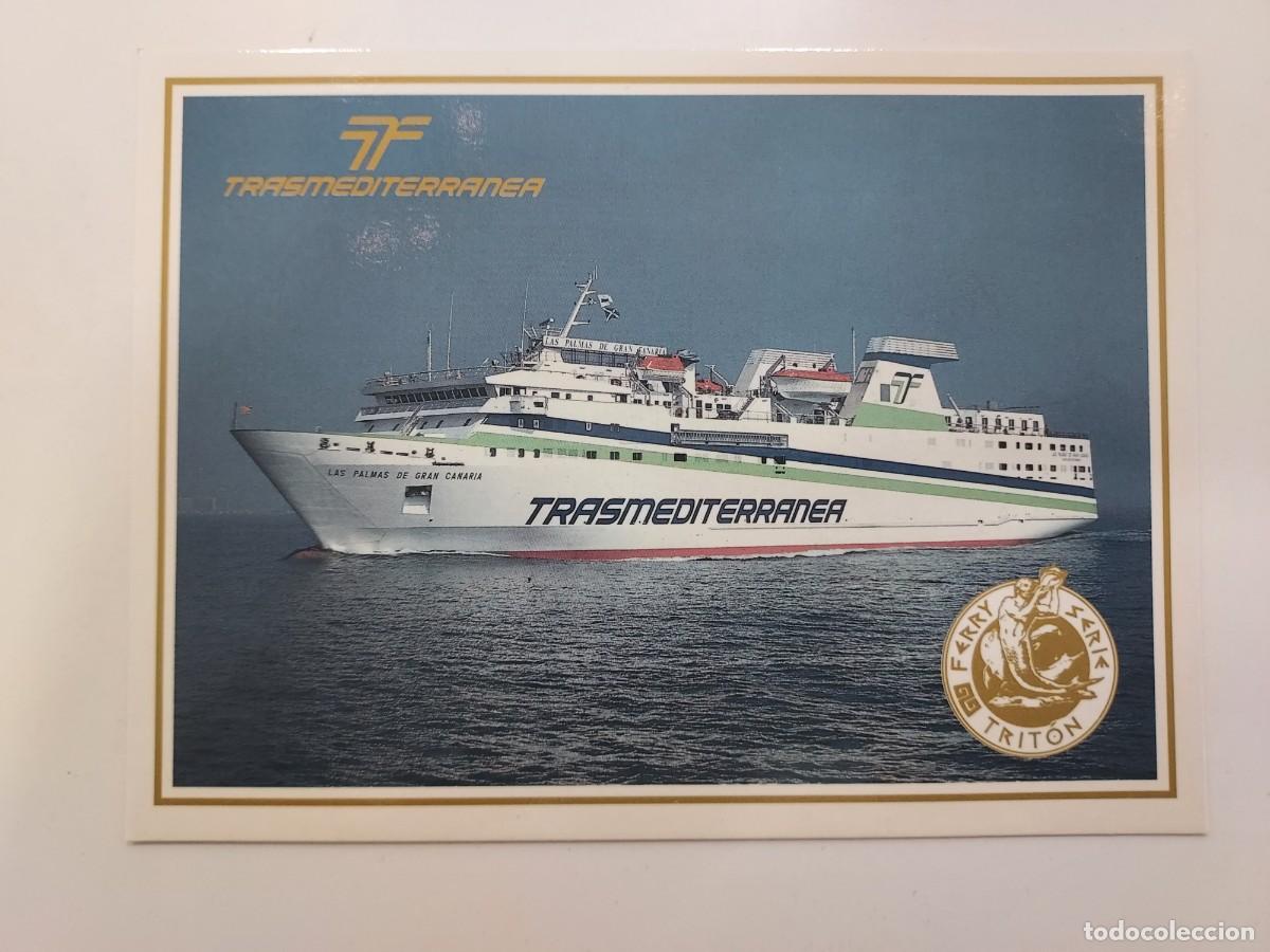 Postkarten: POSTAL TRANSMEDITERRANEA FERRYS SERIE TRITON. LAS PALMAS GRAN CANARIA, SANTA CRUZ TENERIFE. S/C