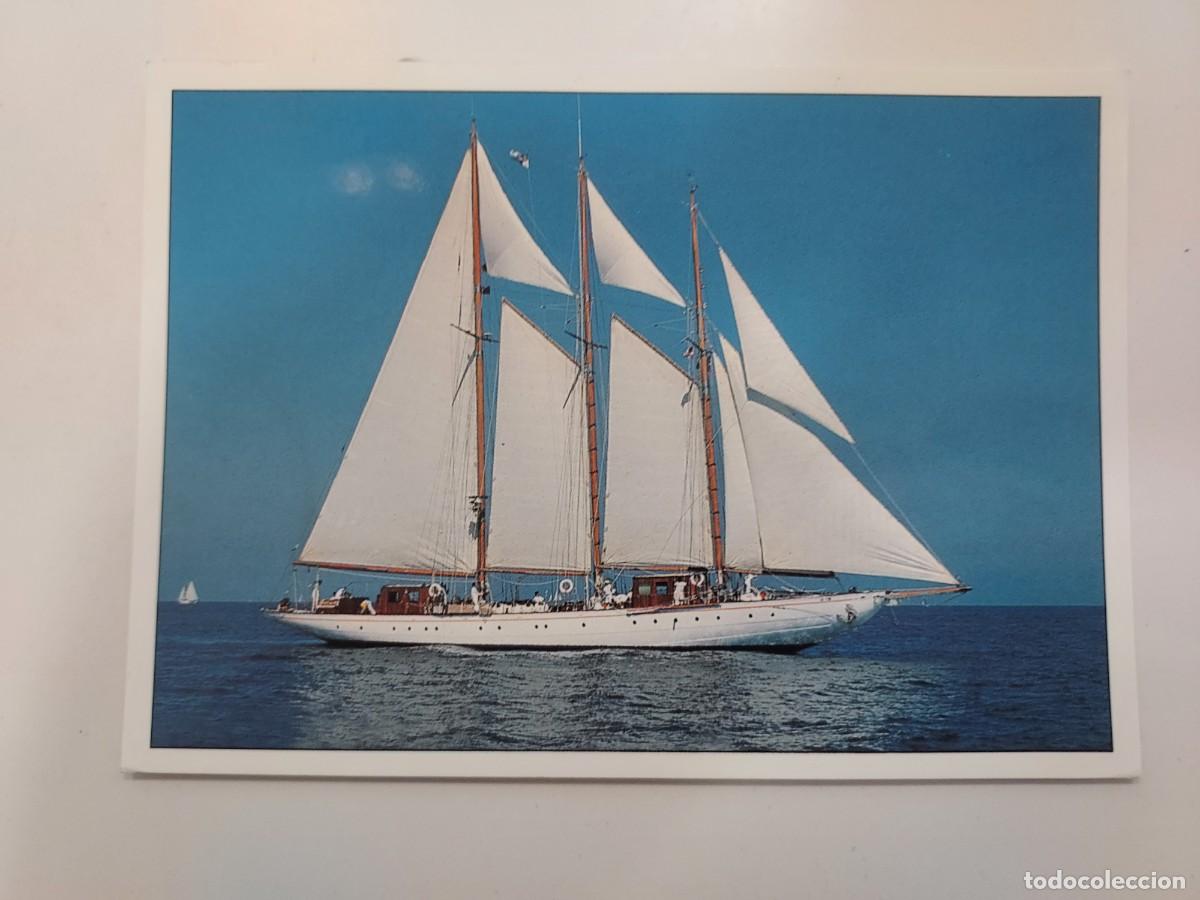Postkarten: POSTAL TROIS-MATS GOELETTE. GOLETA TRES MASTILES. BREST 96. CIRCULADA