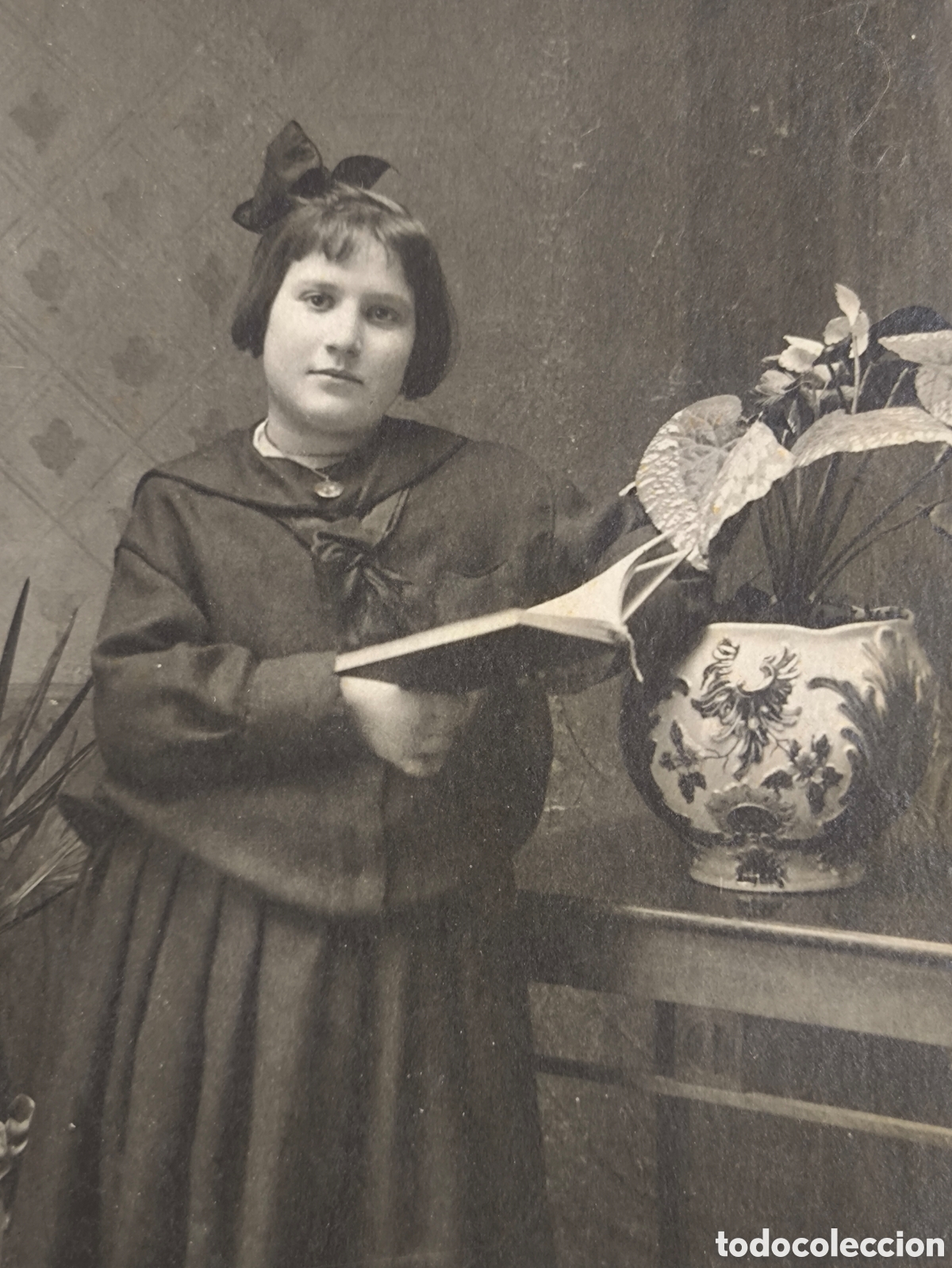 Postales: FOTOGRAF&Iacute;A RETRATO DE ESTUDIO NI&Ntilde;A POSTAL FOTOGR&Aacute;FICA FOT&Oacute;GRAFO J. MAURI RIPOLL C. 1915