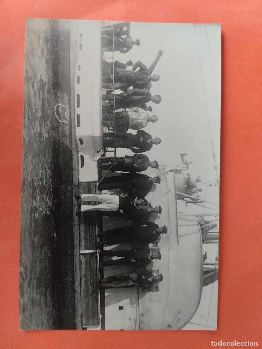 Postales: POSTAL FOTOGRAFICA SUBMARINO ALEMAN EN CADIZ A&Ntilde;O 1917, REPARANDO AVERIA...FOTO NEUER