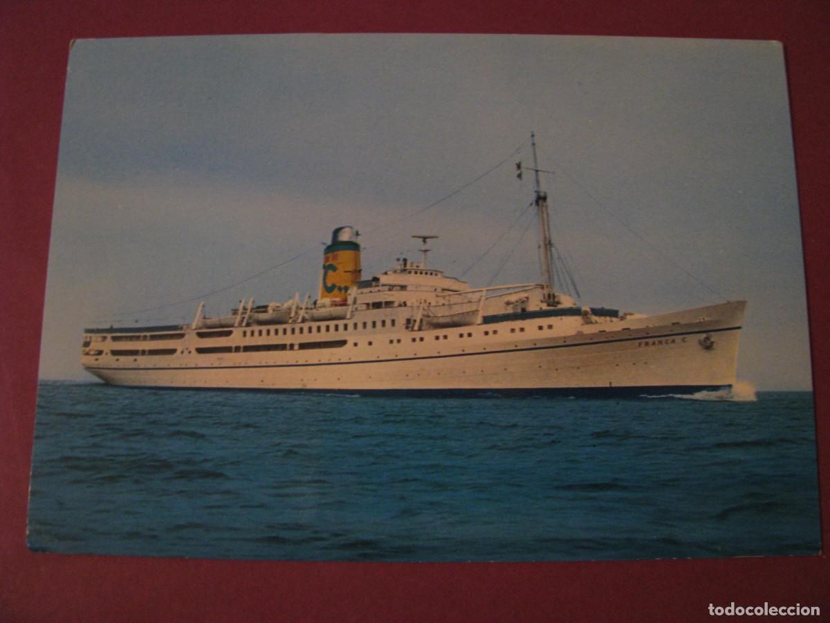 Postales: POSTAL DE M/N FRANCA C. LINEA C.