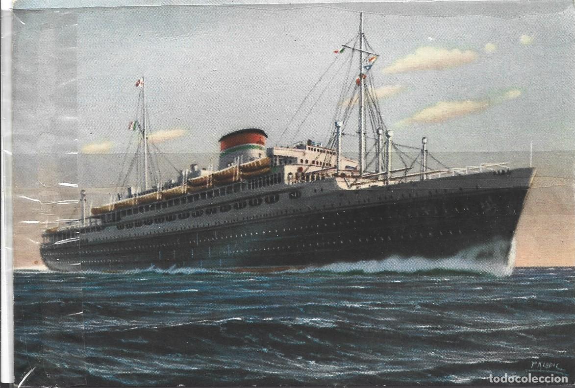 Postales: ITALIA - BARCO &rdquo;OCEANIA&rdquo; 19.506 TON. - SOCIETA DE NAVIGACIONE
