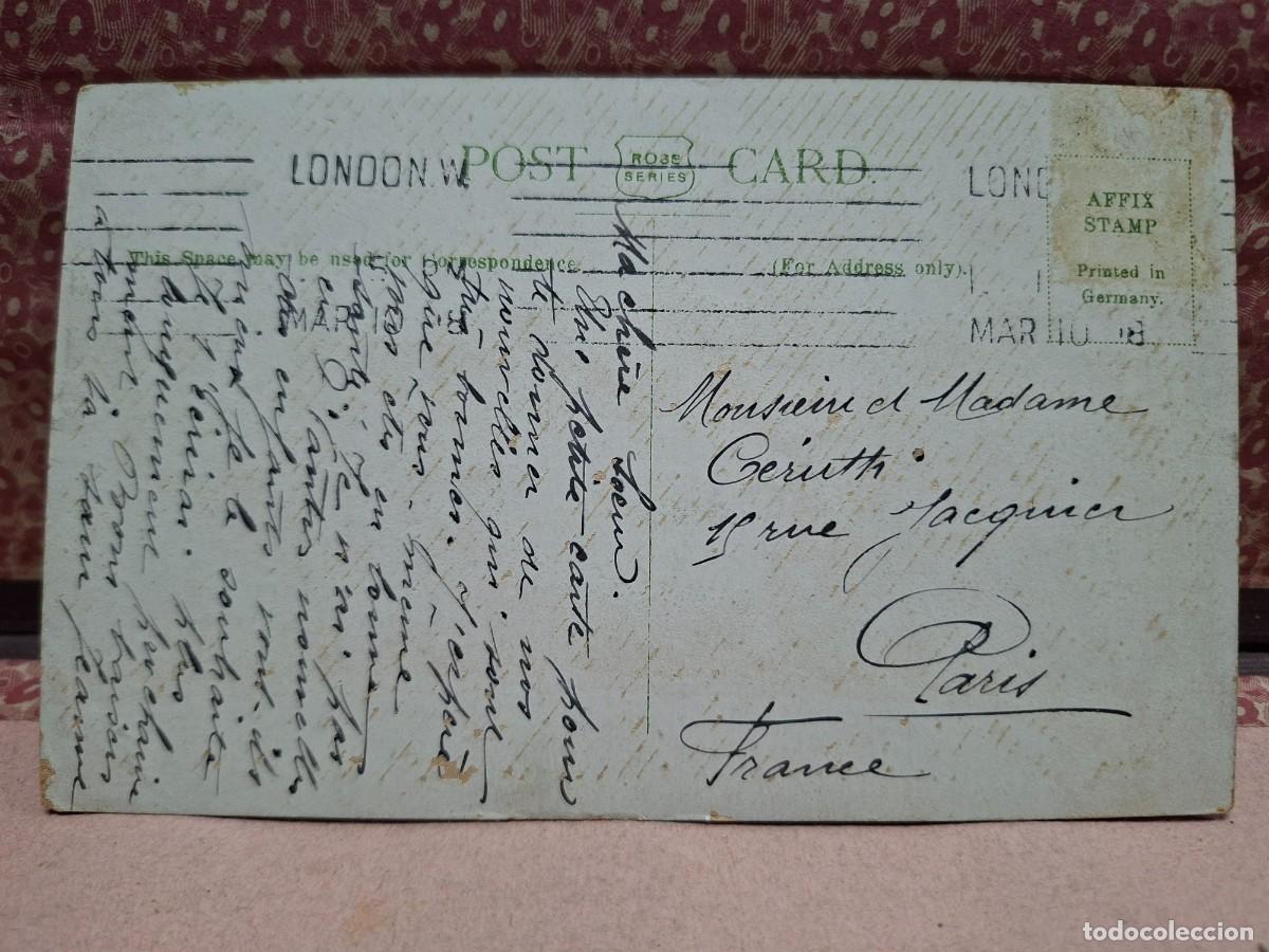 Postales: ANTIGUA POSTAL BARCOS PUERTO RAMSGATE LONDRES 1908 - Foto 2