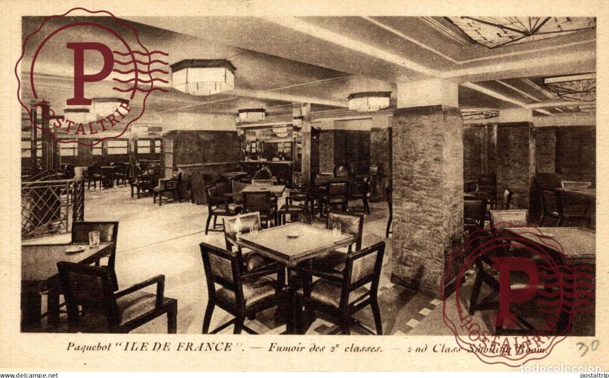 Postales: PAQUEBOT ILE DE FRANCE