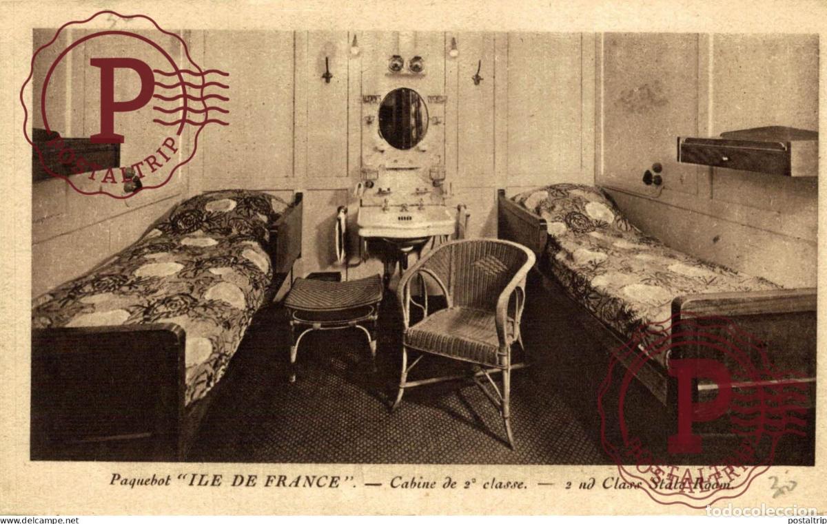 Postales: PAQUEBOT ILE DE FRANCE