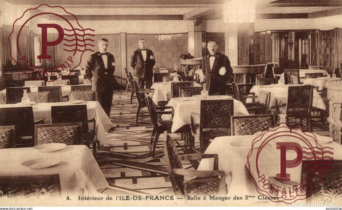 Postales: PAQUEBOT ILE DE FRANCE