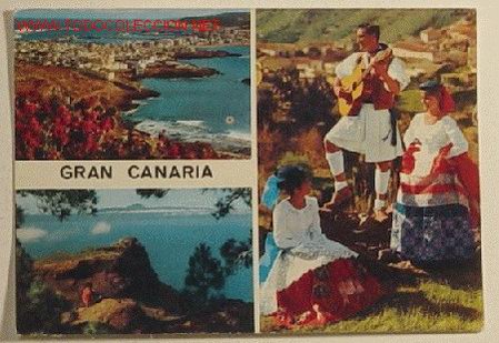 Postales: GRAN CANARIA . Circulada a&ntilde;o 80 . - Foto 1