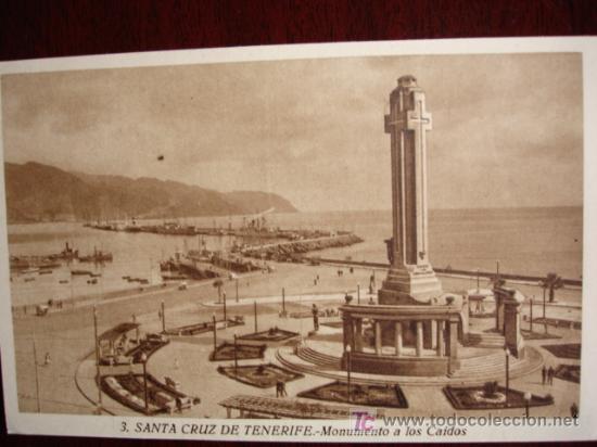 Postales: TENERIFE. MONUMENTO A LOS CAIDOS - Foto 1