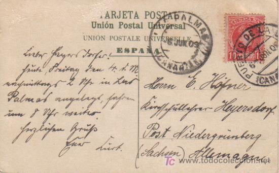 Postales: LAS PALMAS - ALAMEDA.- - Foto 2