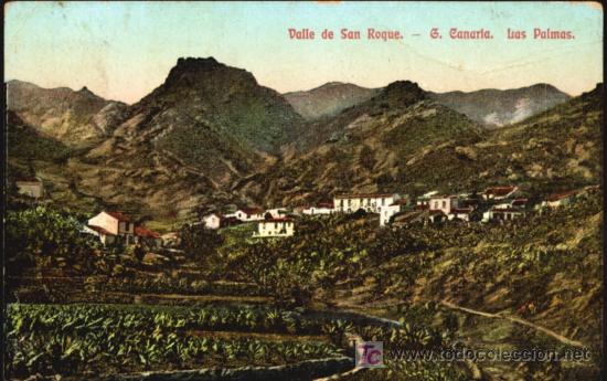 Postales: GRAN CANARIA : Valle de San Roque - Foto 1