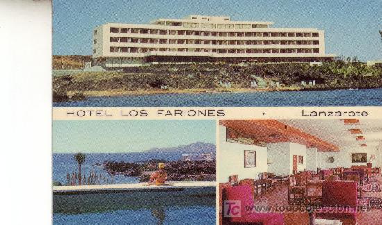 Postales: Postal sin circular.A&ntilde;o 1967.Hotel Los Fariones -Lanzarote.Islas Canarias.
