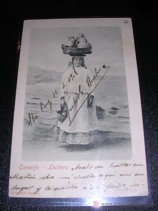Postales: TENERIFE, LECHERA - Foto 1