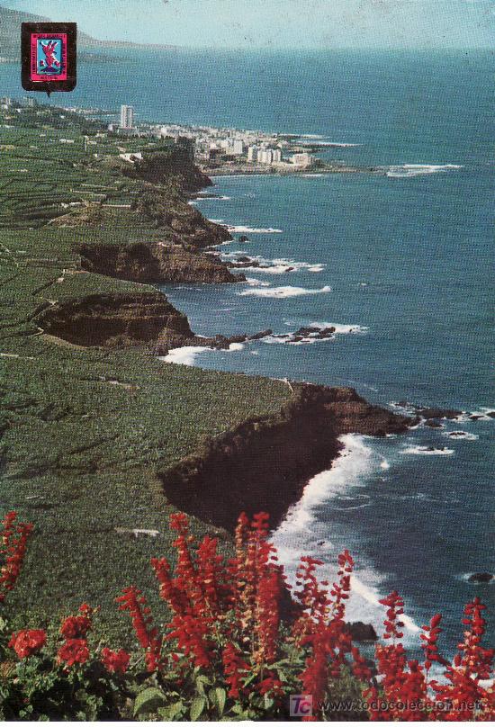 Postales: VALLE OROTAVA VISTA PARCIAL Y PUERTO DE LA CRUZ. TENERIFE.NO CIRCULADA.