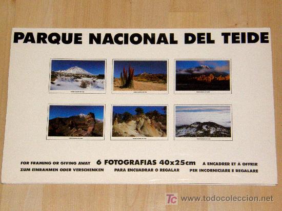 Postales: COLECCI&Oacute;N DE 6 POSTALES -FOTOGRAFIAS DEL PARQUE NACIONAL DEL TEIDE. TAMA&Ntilde;O 40X25 CADA UNA