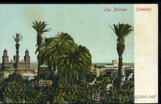 Postales: TARJETA POSTAL LAS PALMAS, CATEDRAL - Foto 1
