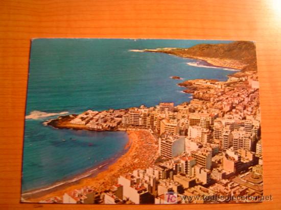 Postales: POSTAL GRAN CANARIAS VISTA PARCIAL PLAYA LAS CANTERAS CIRCULADA
