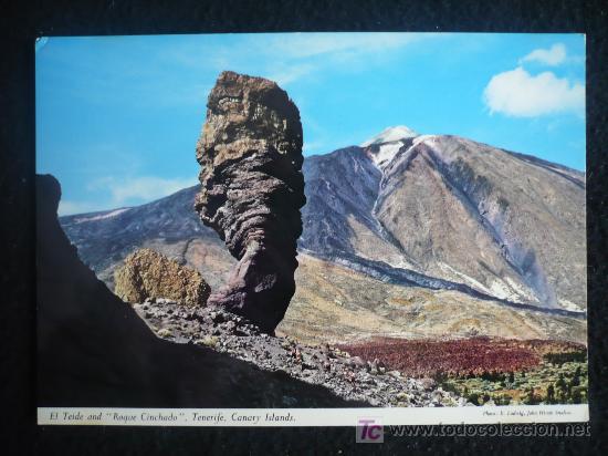 Postales: CANARIAS. EL TEIDE AND ROQUE CINCHADO.SIN CIRCULAR - Foto 1
