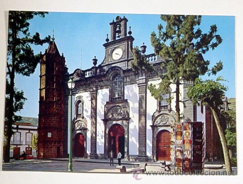 Postales: 1029-TEROR.GRAN CANARIA.FACHADA DE LA BASILICA DE NTRA. SRA. DEL PINO.No circulada.