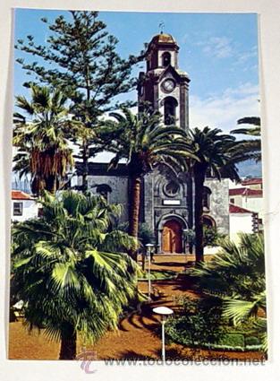 Postales: 382-PUERTO DE LA CRUZ.TENERIFE.PLAZA DE LA IGLESIA.No circulada.