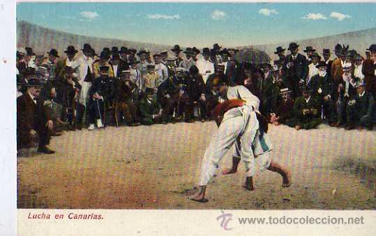 Postales: LUCHA EN CANARIAS - Foto 1