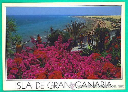 Postales: ISLA DE GRAN CANARIA - PLAYA DEL INGL&Eacute;S - A&Ntilde;OS 80