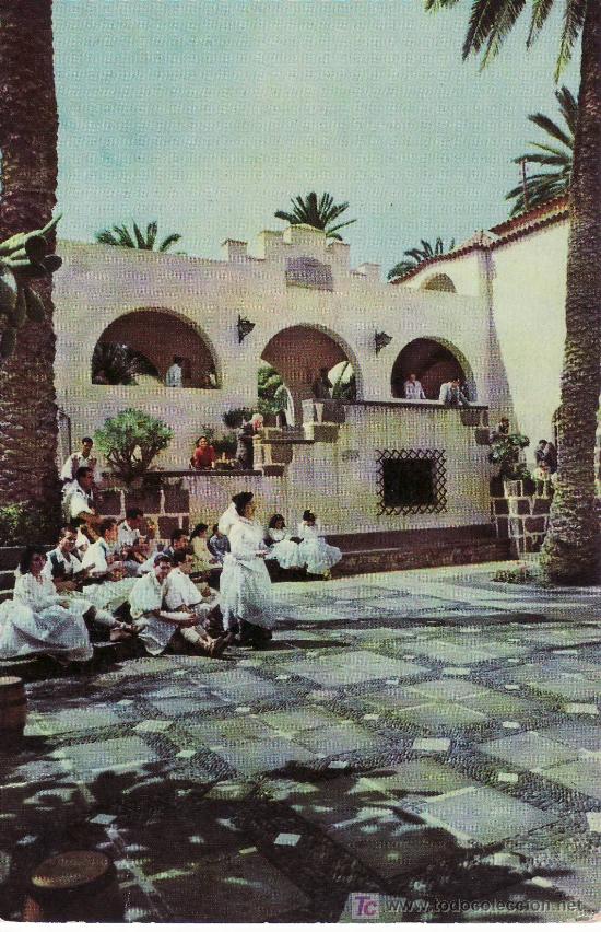 Postales: NO CIRCULADA.LAS PALMAS DE GRAN CANARIA.PUEBLO CANARIO.DANZAS TIPICAS.