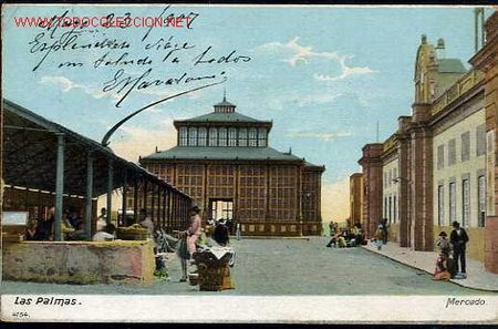 Postales: TARJETA POSTAL DE LAS PALMAS - MERCADO - Foto 1