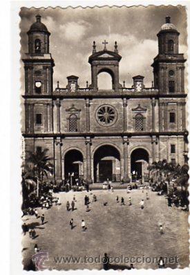 Postales: Canarias. Las Palmas de Gran Canaria. Ediciones Arribas. n&ordm; 46 Catedral.