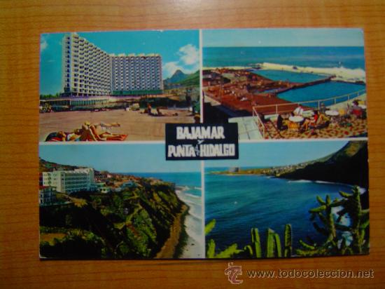 Postales: POSTAL BAJAMAR Y PUNTA DE HIDALGO CIRCULADA - Foto 1