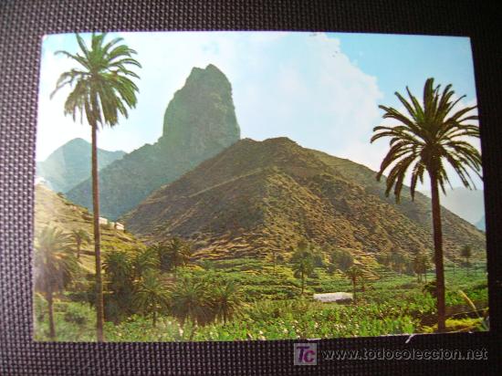Postales: gomera, vallehermoso, roque cano - Foto 1