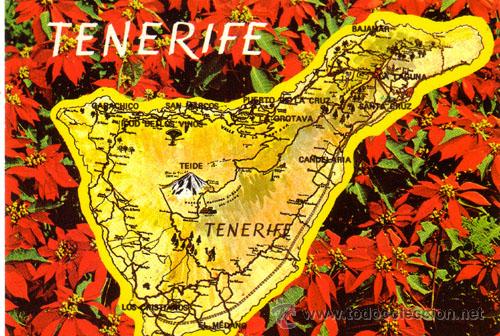 Postales: N&ordm; 1531 POSTAL TENERIFE MAPA - Foto 1