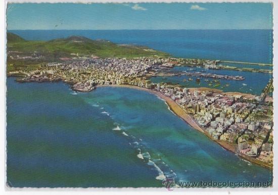 Postales: TARJETA POSTAL DE LAS PALMAS DE GRAN CANARIA PANAVUE DEL PUERTO DE LA LUZ ISLAS CANARIAS