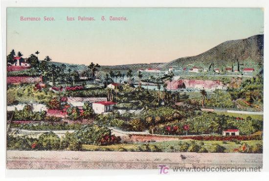 Postales: TARJETA POSTAL DE LAS PALMAS. BARRANCO SECO - Foto 1