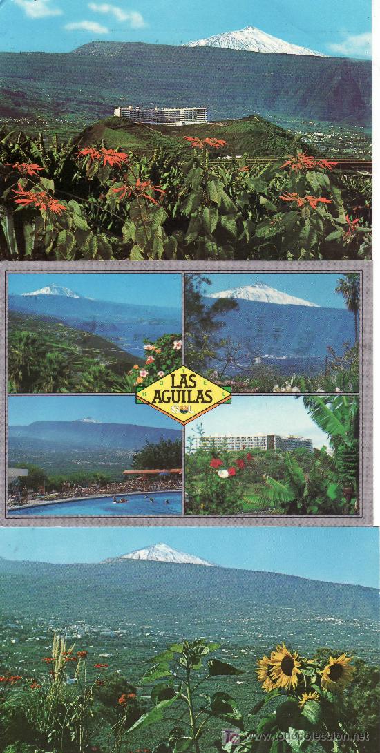 Postales: LOTE DE 3 POSTALES HOTEL LAS AGUILAS Y OROTAVA  TENERIFE. RASTRILLOPORTOBELLO VENDE DESDE TENERIFE-
