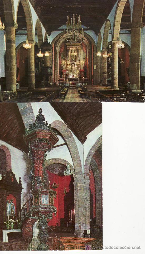 Postales: 2 POSTALES,IGLESIA LA CONCEPCION,LA LAGUNA.TENERIFE. RASTRILLOPORTOBELLO VENDE DESDE TENERIFE-