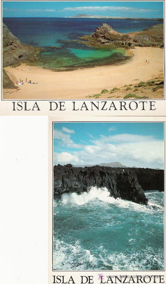 Postales: ISLA DE LANZAROTE - 2 POSTALES - - Foto 1