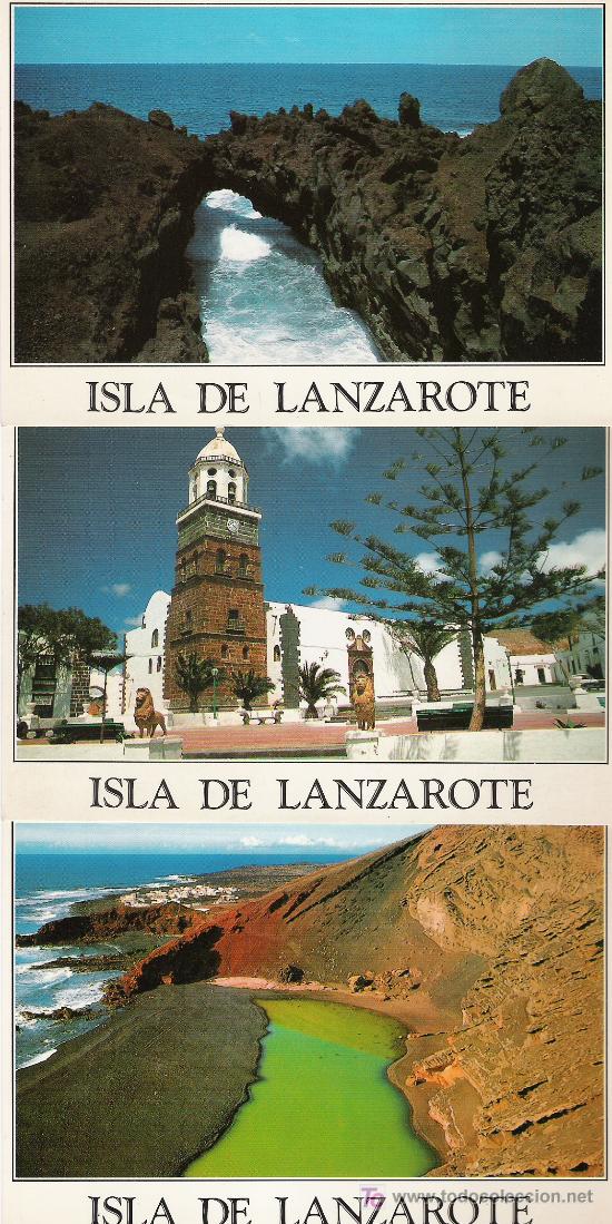 Postales: ISLA DE LANZAROTE - 3 POSTALES - - Foto 1