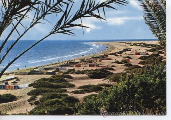 Postales: (1169) GRAN CANARIA . VISTA PANORAMICA DE PLAYA DEL INGLES