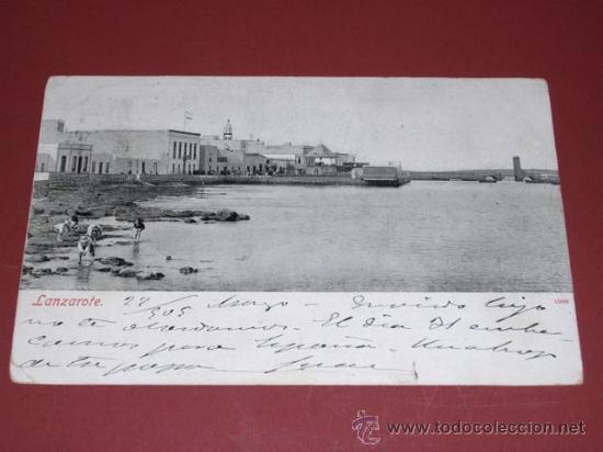 Postales: LANZAROTE, 13884, CIRCULADA 1905 - Foto 1