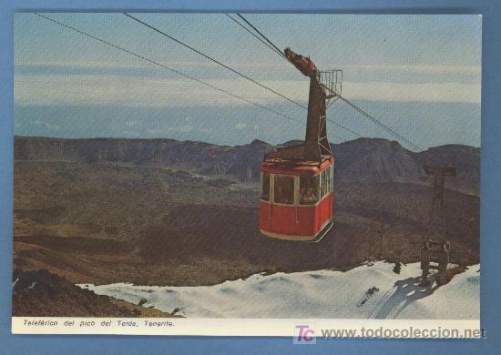 Postales: Islas Canarias - Teleferico Teide - 1972
