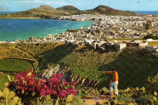 Postales: POSTAL CIRCULADA DE LAS PALMAS DE GRAN CANARIA - Foto 1