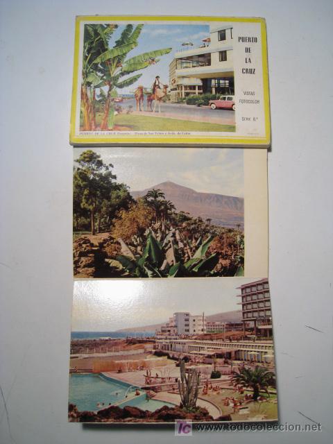 Postales: PUERTO DE LA CRUZ - CANARIAS - BLOC 9 POSTALES COLOR