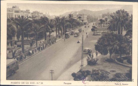 Postales: PUERTO DE LA LUZ.-PARQUE