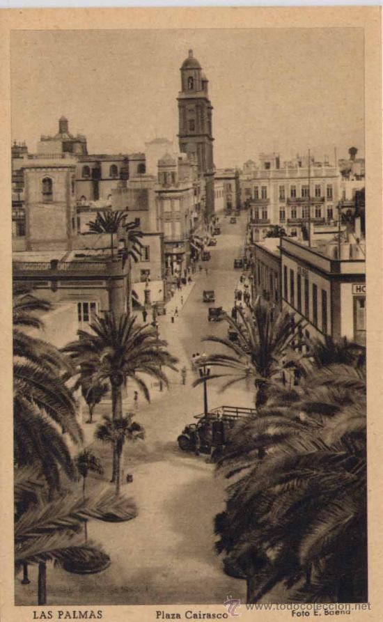 Postales: LAS PALMAS.- PLAZA CAIRASCO - Foto 1